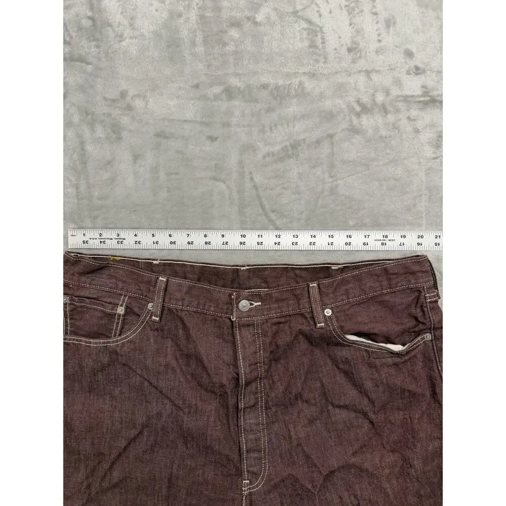 Levi's 501 XX Men's Jeans 44x34 Fits 40x26 Straight Leg Button Fly Hemmed